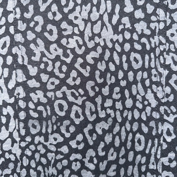 Sundays grey and black animal print zipper long sleeve dress 0 office modest - Picture 8 of 8